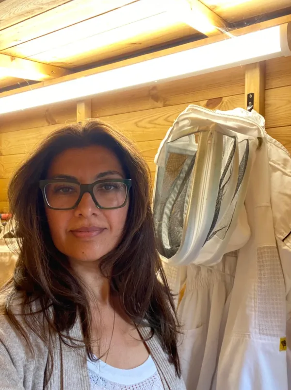 Tanvir, a beekeeper in Buckinghamshire